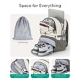 thumbnail image 3 of Mochila BAGSMART Travel 15.6 Outdoor Gym para hombre y mujer, color negro, 3 of 8