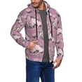 thumbnail image 2 of Naloa Rose Flowers Men’s Hoodies, Zip up Hoodie, Sweatshirts,Hoodies for Men Sizes S-3XL-Large, 2 of 5
