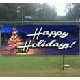 thumbnail image 1 of Happy Holidays 2 13 oz Vinyl Banner With Metal Grommets, 1 of 4