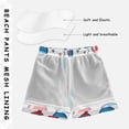 thumbnail image 5 of Cartoon Balloons and Stars July 4th Boys' Swim Trunks Board Shorts Beach Pants Bathing Bottoms 3T, 5 of 8