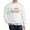 White, variant on CafePress - Rainbow American Flag Sweatshirt - Crew Neck Sweatshirt
