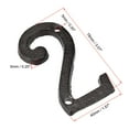 thumbnail image 2 of Uxcell House Number 3 Inch Cast Iron Number 2 for Home Hotel Mailbox Address Sign, 2 of 5
