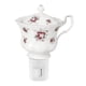 thumbnail image 1 of CaiYueKe Vintage Teacup Night Light Plug In Wall Lamp Decorative Floral Farmhouse Rustic Bedroom Lighting Fixture Warm Glow Nursery Hallway Bathroom, 1 of 8