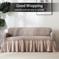 thumbnail image 2 of CNKOO Housse de Canapé Jacquard 2 Places Extensible Protecteur de Meubles Durable avec Jupe Lavable en Machine, 2 of 10