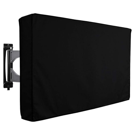 JIANGYI 600D Outdoor TV Sleeve, Black, Fits 22-24 Inch Flat-Screen, All-Weather Waterproof & UV-Resistant