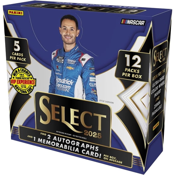 2025 Panini Select NASCAR Racing Hobby Trading Card Box (2 Autographs per Box!)