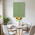 thumbnail image 6 of Canvas Wall Art Sage Green Linen Canvas Art Print Farmhouse Pure Color Country Farm Pictures Wall Decor for Living Room Bedroom Artwork Decorations Stretched Framed Ready to Hang 8"x12", 6 of 9