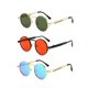 thumbnail image 2 of Gafas de Sol de Metal para hombre y Mujer, lentes de Sol de Estilo Vintage Punk, redondo, Y2K, a la moda, UV400 Fivean unisex, 2 of 2