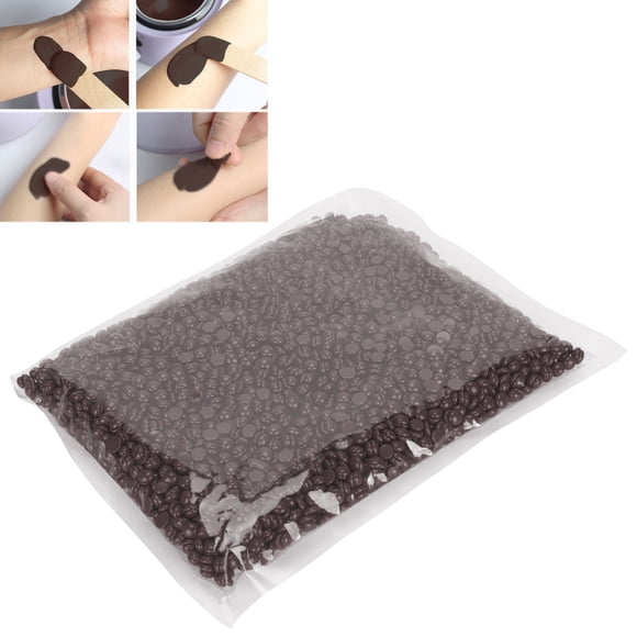 Saluaqui Hair Removal Hard Wax Bean 500g, Easy to Use Hair Removal Wax Bean, Depilatory Wax Bean, Wax Bead Suitable for Home and Beauty Salon, Mild and Non irritating