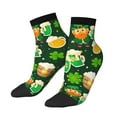 thumbnail image 2 of Bingfone St Patrick'S Day10 Design Patterned Men'S Women'S Casual Cotton Socks, 2 of 9