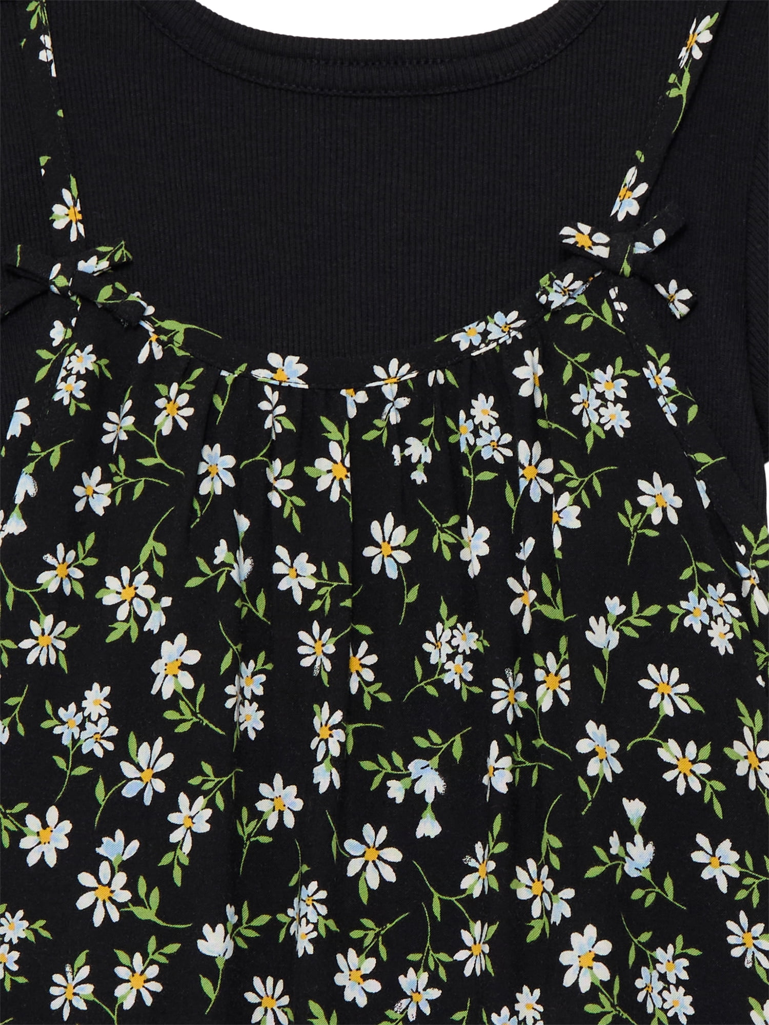 Wonder Nation Girls Cami Dress and Short Sleeve Tee, Sizes 4-18 & Plus