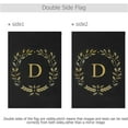 thumbnail image 3 of Flower Letter D House Flag 28 x 40 Double Sided, Family Last Name Initial Garden Yard Flags Welcome Outdoor Indoor Banner for Party Home Decorations, 3 of 6