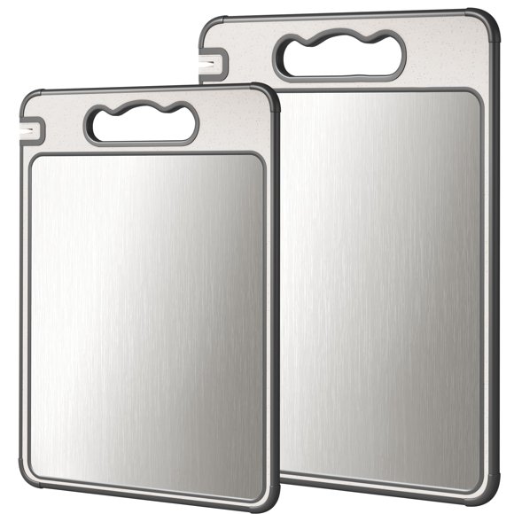 Tabla de cortar Lozovin de acero inoxidable 304 de doble cara