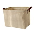 thumbnail image 3 of Cesta de almacenamiento para armario, cesta para la colada, caja de almacenamiento multiusos, contenedor de almacenamiento para ropa, toallas, libros, Patrón de onda, 3 of 8