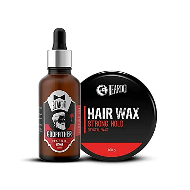 Beardo Hair Wax - Strong Hold (100gm) & Beardo Godfather Oil (30ml) Combo - Beardo Hair Wax - Strong Hold (100gm) & Beardo Godfather Oil (30ml) Combo -
