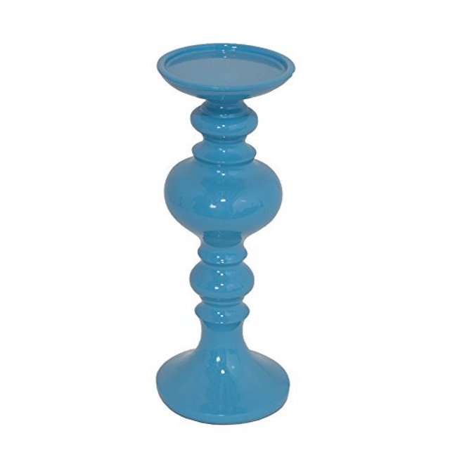 Stunningly Styled blue Color Small Resin Candle Holder