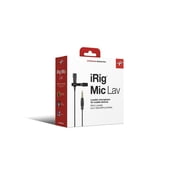 IK Multimedia iRig Mic Lav Compact lavalier Microphone for Smartphones and Tablets
