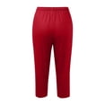 thumbnail image 5 of Women Casual Pants Plus Size Casual Pants With Pockets Soft Stretchy Yoga Trousers For Comfortable Athletic Wear And Everyday, 5 of 8
