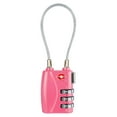 thumbnail image 1 of Under 10 Faucets Mini Approved Cable Luggage Lock 3 Digit Combination Password Lock Padlock 3 Digit Cable Lock for Travel Baggage Suitcase Gym Lockers, 1 of 9