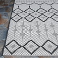thumbnail image 4 of Couristan Afuera Histone Hadron Gray Indoor/ Outdoor Area Rug, 2'2" x 7'10" Runner, 4 of 4