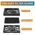 thumbnail image 2 of Computer PC Fan Dust Filter 50mm Case Fan Dust Filter Guard Grill Protector Cover (Pack of 2), 2 of 7
