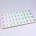 thumbnail image 5 of 2026 Luxury Rose Pink Acrylic American Mahjong Set, High-Grade Crystal Mahjong Tiles with Storage Pouch, Portable Hand-Rubbed Mahjong Game for Family Party and Festival Gifting, 5 of 7