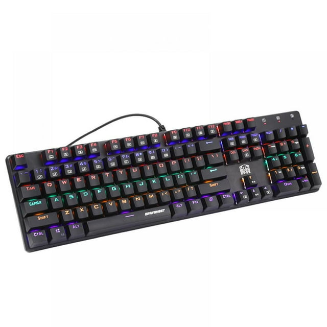 MesaSe Wired Gaming Keyboard Mechanical Keyboard Υάορ Blue Axis Mechanical Keyboard Office USB Keyboard Blue Red Switch Number keys