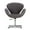 Grey, variant on Ceets Raspberry Contemporary Adjustable Swivel Chair Blue