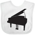 thumbnail image 3 of Inktastic Piano Silhouette Boys or Girls Baby Bib, 3 of 4
