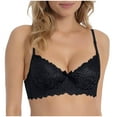 thumbnail image 3 of Jinhomg Lace Bras for Women, Full Coverage Underwire Minimizer Bras, Lifting Comfort Bra for Everyday Wear Black M, 3 of 9