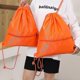 thumbnail image 4 of Unisex Dragskoväska Sport Gym Dagväska Simning Skolryggsäck Strand Rese Shoppingväska Svart Stor Black Large, 4 of 4
