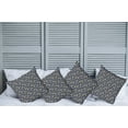 thumbnail image 2 of Ambesonne Saying Throw Pillow Cover 4 Pack, Sleeping Moon Star, 18", Dark Purple Pale Blue, 2 of 5