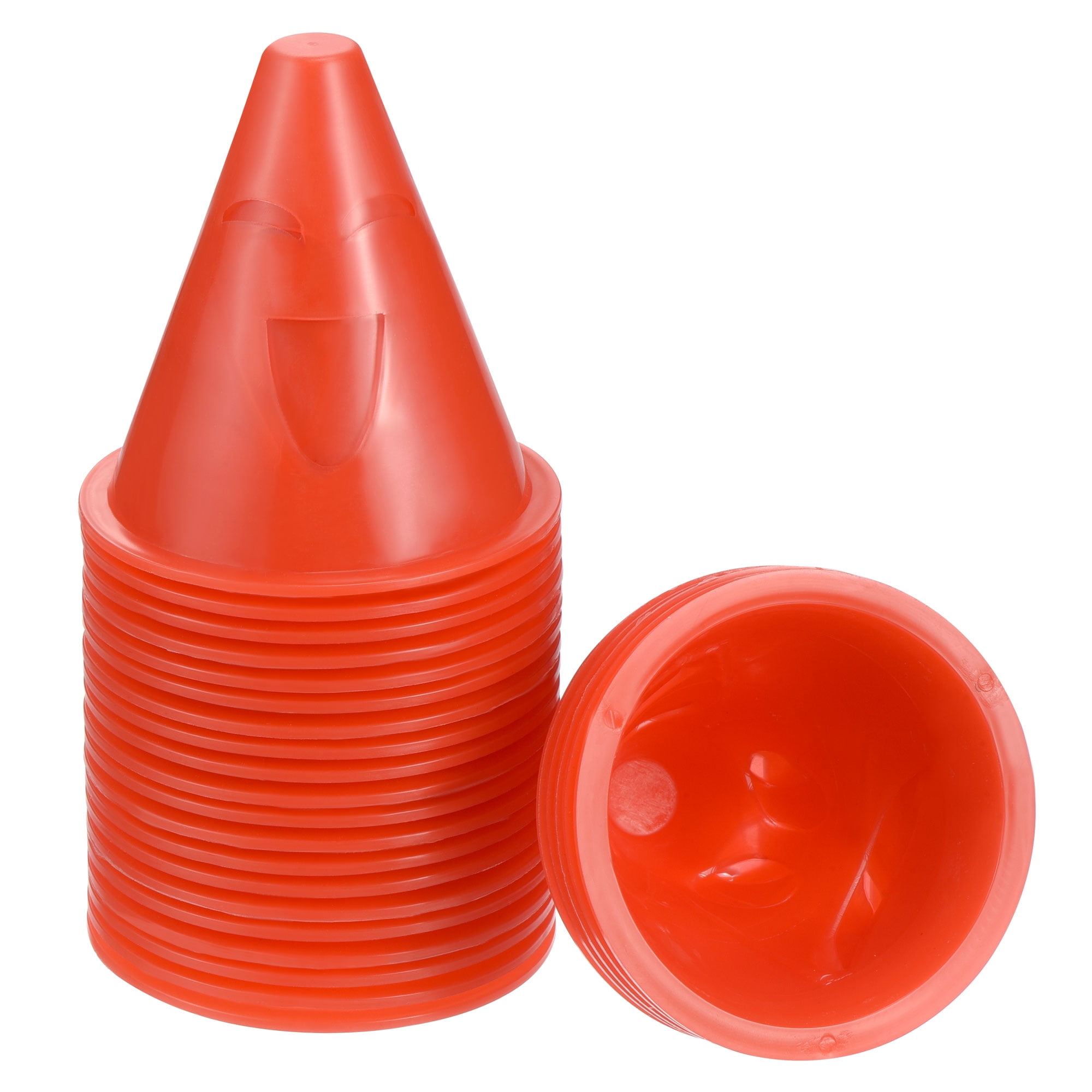 Uxcell Agility Cones Sports Cones Training Marker with Expression Holes