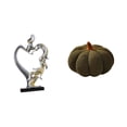 thumbnail image 1 of Figura De Almohada De Calabaza De Pareja Besándose, Estatua Coleccionable De Peluche, Adorno Para Dormitorio, Boda, Estantería, Armario, Sofá, Cojín, Decoración Del Hogar, 1 of 8