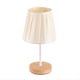 thumbnail image 1 of Lámpara de Escritorio LED de 3 W, Lámpara de Mesa de Madera Alimentada por USB, Lámpara de Noche LED Portátil con Pantalla Plisada, Sensor Táctil de 3 Colores, 1 of 5