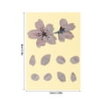 thumbnail image 2 of Raindrops 2Pcs Self Adhesive Pink Guitar Fingerboard Sticker Floral Design for Stylish Instrument Decor, 2 of 6