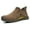 Brown 2#, variant on Bellella Mens Safety Shoes Steel Toe Work Boots Slip Resistant Protection Boot Comfort Chelsea Booties Construction Camel 1# 8.5