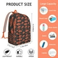 thumbnail image 5 of Waterproof Cartoon Jellyfish Backpack with Underwater Marine Life Design, Lightweight Coastal School Bag with Waves, Fish, and Seashells for Beach Lovers and Students, 5 of 5