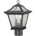 thumbnail image 2 of Acclaim 39017BC Aiken Collection 2-Light Outdoor Light Fixture Post Lantern, Black Coral, 2 of 2