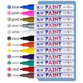 thumbnail image 2 of White Waterproof Rubber Permanent Paint Marker Pens 12 Colors For Car Tire Tread Drawing Eco Friendly Highlighter, 2 of 7
