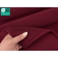 thumbnail image 5 of American Soft Linen, Silicone Backing Bath Rug, 100% Cotton 17x24 inches, Soft Absorbent Bath Mat Rugs,  Bordeaux, 5 of 7