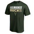 thumbnail image 2 of Men's Hunter Green Milwaukee Bucks Fade Out T-Shirt, 2 of 3