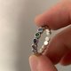 thumbnail image 1 of Anillos de corazón coloridos de Plata de Ley 925 originales para mujer, anillo de compromiso de boda, anillo de plata con diamantes para mujer, joyería fina, 1 of 2