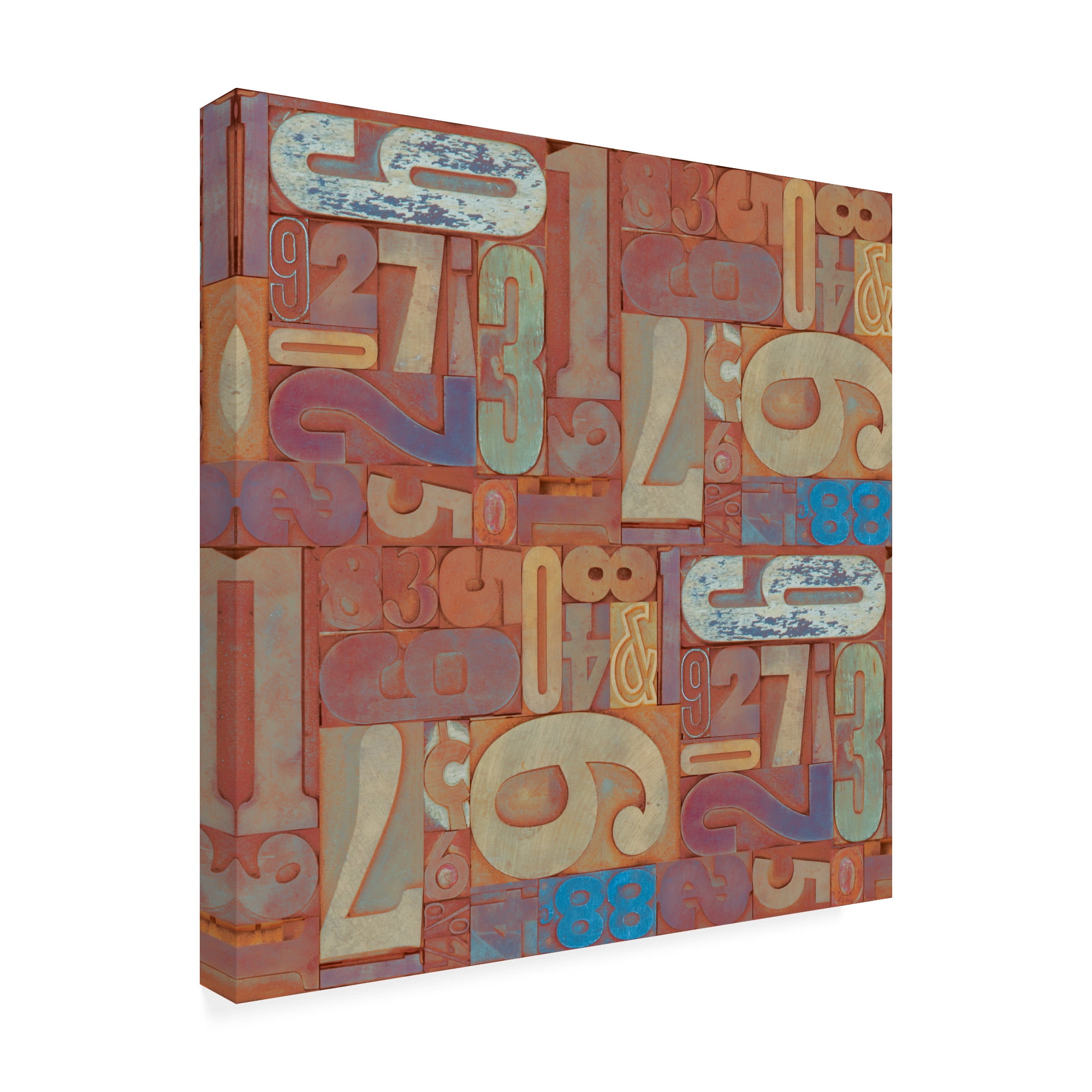 Trademark Fine Art 'Typography Photography repeat 4' Canvas Art by Holli Conger