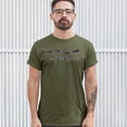 thumbnail image 3 of Tee Hunt Can't Stop The Hop T-Shirt Happy Easter Hopping Rabbits Men's Novelty Shirt, Military Green, 4X-Large, 3 of 5
