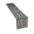 thumbnail image 2 of PoyoKee Lace Table Runner, Black Spiderweb Table Cloth, Sheer Mesh Tablecloth, Party Decorations for Kitchen and Dining, Home Decor, 71 x 12 inch, 2 of 6