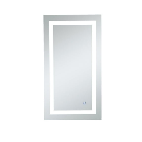 Helios 20in x 36in Hardwired LED mirror with touch sensor and color changing temperature 3000K/4200K/6400K