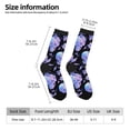thumbnail image 5 of Yiaed flower Skull crystal Print Great elasticity Crew Socks Sports socks for Men and Women, 5 of 5