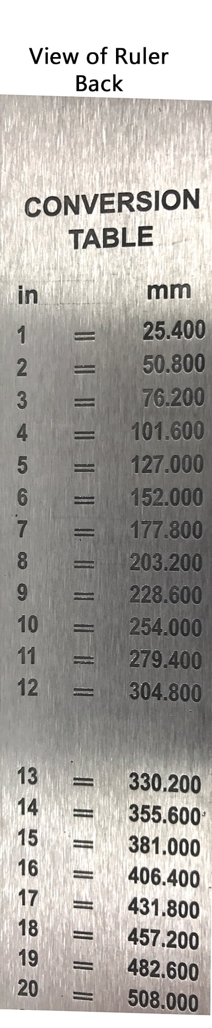 1 Meter Stainless Steel Ruler with Stamped Centimeter and Millimeter Graduations - Eisco Labs