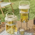 thumbnail image 1 of TIMIFIS Rubber Drain Pad Refrigerator Cold Water Bottle with Faucet Household Cold Brew Bottle Cools Water Bottle Fruit Tea Bucket Large Capacity Beverage Bucket 2000Ml Kitchen Gadgets, 1 of 6
